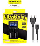 LiitoKala Lii-PD2 LCD 3, 6V/3, 7V Li-Ion 1, 2V NiMh/NiCD akkumulátor töltő (LiitoKala-Lii-PD2)