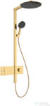 Hansgrohe RAINDANCE ALIVE S EcoSmart 1 jet termosztátos zuhanyrendszer, polírozott arany hatású 24582990 (24582990)