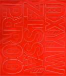  Öntapadós matrica, 5 cm-es, betűlap, ABC második fele, piros (500 - 52P) - kellekanyagonline