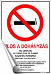  Információs matrica, 21x30 cm, Tilos a dohányzás! (220 - 50) - kellekanyagonline