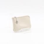 Amnisu ekrü egy cipzáras bőr kulcstartó a3001 - amigotaska