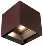 V-TAC 9W COB LED szolár fali Corten lámpa, szenzorral, állítható színhőmérséklettel - SKU 23824 (23824)