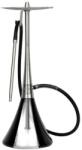 Oduman Orion Hookah Silver Body-Black Glass