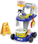 Mama Kiddies 20 részes Mama Kiddies Little Helper takarító szett, kiegészítőkkel kék színben