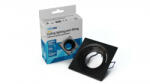 LED Labs Ceiling lighting point fitting TORN cast square adjustable matt black (LAB-20-1220-38)