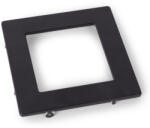 Avide 12W alu panel keret fekete négyzet Avide (AVI ACRPXX S 12W ALU ERB)