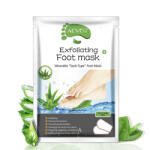 NOVA KISS Masca Exfolianta pentru Picioare tip Soseta cu Aloe Vera, Reparare Profunda