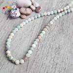 Kristály Jóga Shop Matt színes kvarcit 6 mm-es ásvány gyöngysor