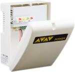 AsyTech Sursa de alimentare cu backup 12V / 5A, cabinet de plastic, fara acumulator, protectie scurtcircuit (SDC-12-5BPL)