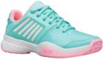 K Swiss Court Express Omni - aruba blue/soft neon pink/white - Mentazöld, Türkiz