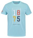 Babolat Exercise Vintage Tee Men - angel blue heather - Mentazöld