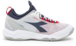 Diadora Speed Blushield Fly 4 + AG - white/blue corsair/fiery red - Kék, Fehér, Piros
