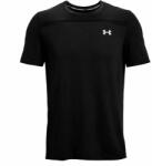Under Armour Men's UA Seamless Short Sleeve - black/mod gray - Fekete