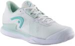 Head Sprint Pro 3.5 Clay - white/aqua - Fehér