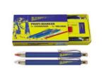 BLEISPITZ hegesztő jelölő készlet 2 db töltőceruza + 15 db betét (020801-0030)