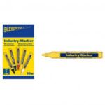 BLEISPITZ festékes ipari jelölőfilc 4mm sárga 10db/csomag (020811-0113)