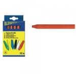 BLEISPITZ jelölő kréta piros 12db/csomag (020811-0387)