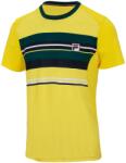 Fila T-Shirt Sean - buttercup/deep teal/teal stripe - Sárga