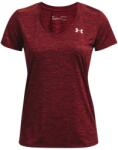 Under Armour Women's Tech Twist V-Neck - chestnut red/radio red - Piros
