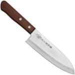 Satake Tomoko Santoku Japán rozsdamentes konyhakés 56 HRC, 17 cm, natúr fa markolat (803-717)