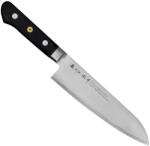 Satake Fax-38 Santoku Prémium Japán porkohászati acél konyhakés 66 HRC, 18 cm, pakkafa markolat (806-633)