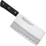 Satake Satoru Japán rozsdamentes aprító bárd 59 HRC, 18 cm, laminált markolat (803-670)