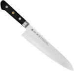 Satake Fax-38 Gyuto Prémium Japán porkohászati acél univerzális szakácskés 66 HRC, 21 cm, pakkafa markolat (806-626)