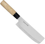 Satake Megumi Nakiri Japán rozsdamentes konyhakés 56 HRC, 16 cm, gumifa markolat (801-621)
