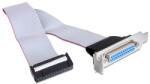 Delock Low Profile Slot Konzol - 1 x Párhuzamos