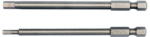 TOYA Set 2 capete surubelnita , imbus, 100 mm, 1/4" (6.3 mm) YT-0494 (YT-0494) Set capete bit, chei tubulare