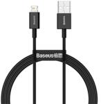 Baseus USB Type-A - Lightning gyorstöltő adatkábel 1m, fekete (CALYSA01) (CALYSA01)
