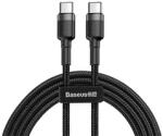 Baseus USB Type-C 60W Gyorstöltő adatkábel 2m, szürke/fekete (CATKLFHG1) (CATKLFHG1)