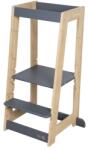 roba Learning Tower Bicolor Anthracite/Bamboo tanulótorony