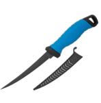 Depox Filéző és csontozó kés, Rozsdamentes acél, 30 cm, Kék (I129-1)