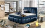 Eltap Vincenzo 140x200 boxspring ágy sötétkék - mindigbutor