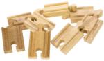 Bigjigs Toys Bigjigs Egyenes vonatpálya, 8 db
