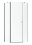 Radaway Nes Brushed Nickel PTJ szögletes szálcsiszolt króm zuhanykabin 90x90B (10052000-91-01L+10052900-91-01)