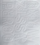  Öntapadós matrica, 5 cm-es, betűlap, ABC második fele, fehér (LUIN138) - officemarket