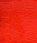  Öntapadós matrica, 5 cm-es, betűlap, ABC második fele, piros (LUIN139) - officemarket