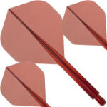 Condor Tije si fluturasi Condor AXE rosu transparent. Tija medie si fluturasi standard (CN382525)