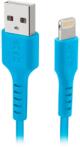SBS TECABLEUSBIP589A USB-A - Lightning Cable - Blue (TECABLEUSBIP589A) - vexio