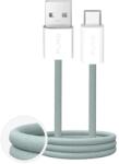 PURO Kabel Puro Fabrik 2.0 10W USB-A - USB-C w oplocie 1, 5 m - zielony (PUCAC10WFABK415MTGRN) - vexio