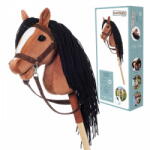 TOOTINY Cal de joacă Hoppihorse A4 Bay - maro închis, blană Bay (M01A405) - vexio