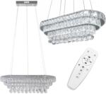  Kristály LED függőlámpa APP417-C 102W-os távirányítóval (37014)