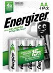 Energizer 4 x Energizer Akkumulátor R6/AA Ni-mh 2000mAh (AA4)