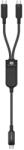 ACEFAST C5 USB-C - USB-C / USB-C 2in1 100W 480Mb/s cable - black (C5-11) - pcone