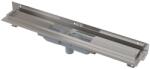 Alcadrain Rigole de scurgere - Rigolă de duș Flexible Low 65 cm, cu guler reglabil la perete, scurgere verticală, oțel inoxidabil APZ1104-650 (APZ1104-650)