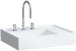 Laufen Kartell - Lavoar 60x46 cm, cu 3 orificii pentru baterie, SaphirKeramik, alb H8103340001581 (H8103340001581)
