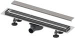 TECE Linus - Rigolă de duș 60 cm cu grilaj reversibil, faianțabilă, oțel inoxidabil periat 15103069 (15103069)
