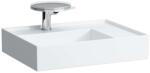 Laufen Kartell - Lavoar 60x46 cm, cu 1 orificiu pentru baterie, SaphirKeramik, alb H8103340001111 (H8103340001111)